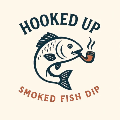 Hooked Up Smoked Fish Dip logo